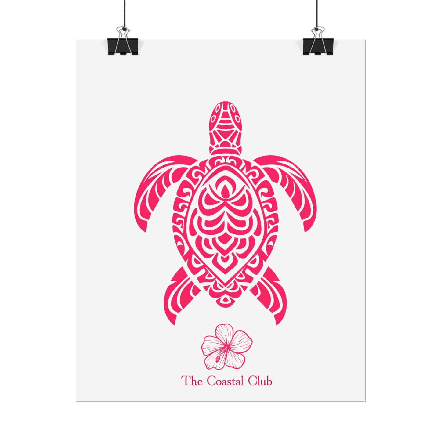 The Coastal Club Co - Turtle Rolled Posters