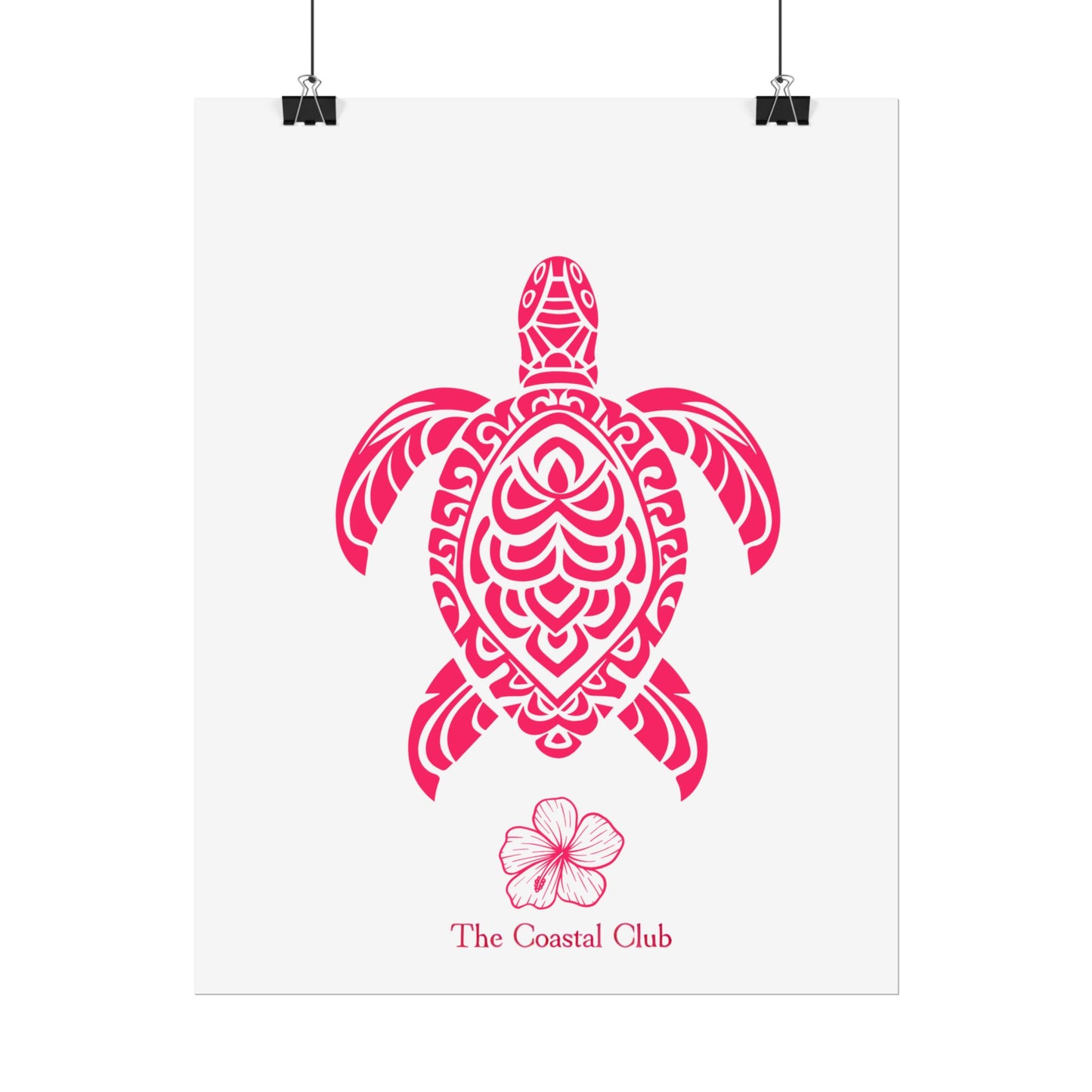 The Coastal Club Co - Turtle Rolled Posters