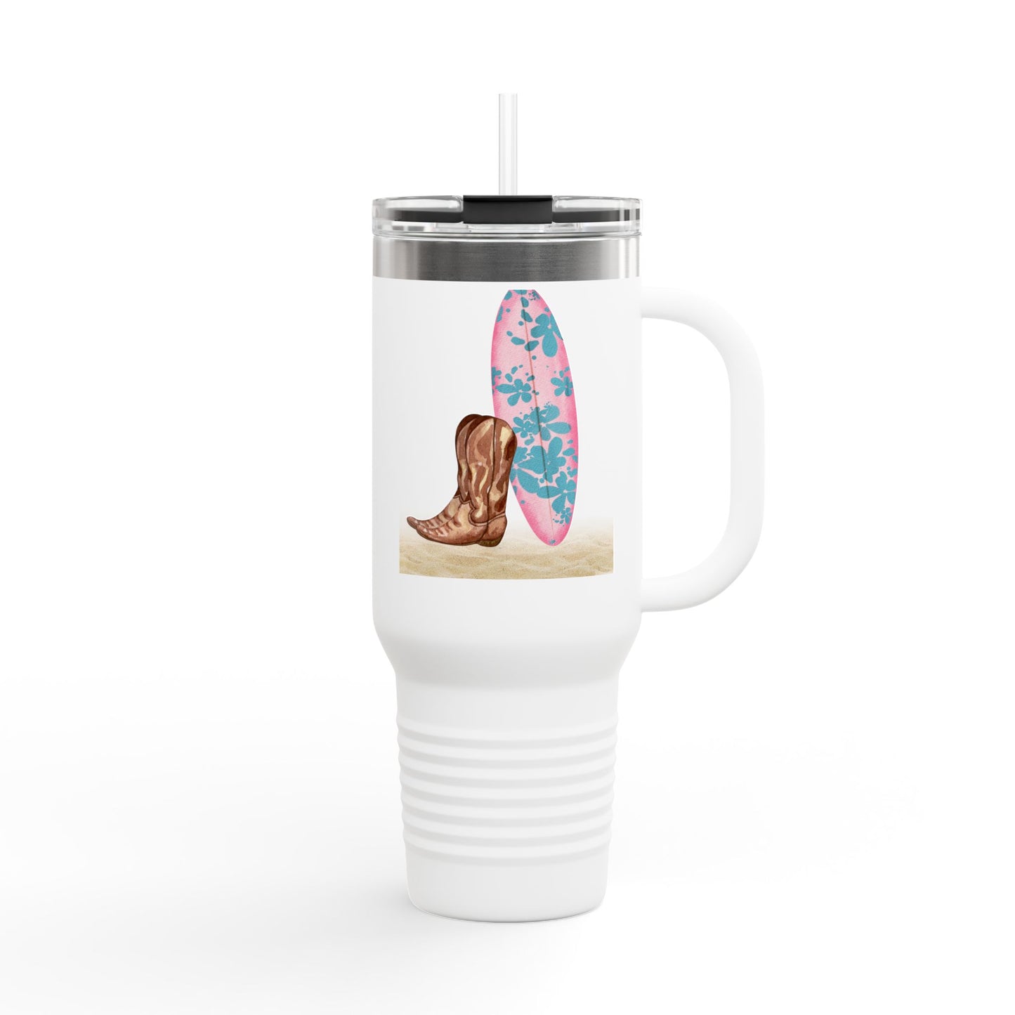 The Coastal Club Co - Beach Vibes Insulated Travel Mug