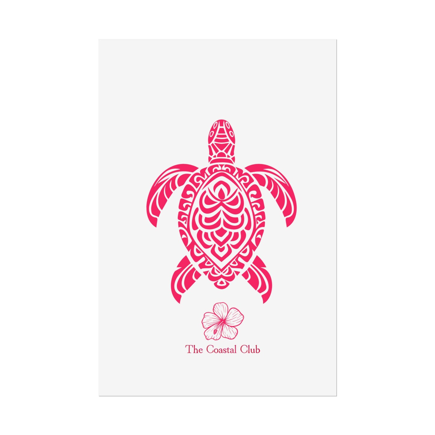 The Coastal Club Co - Turtle Rolled Posters