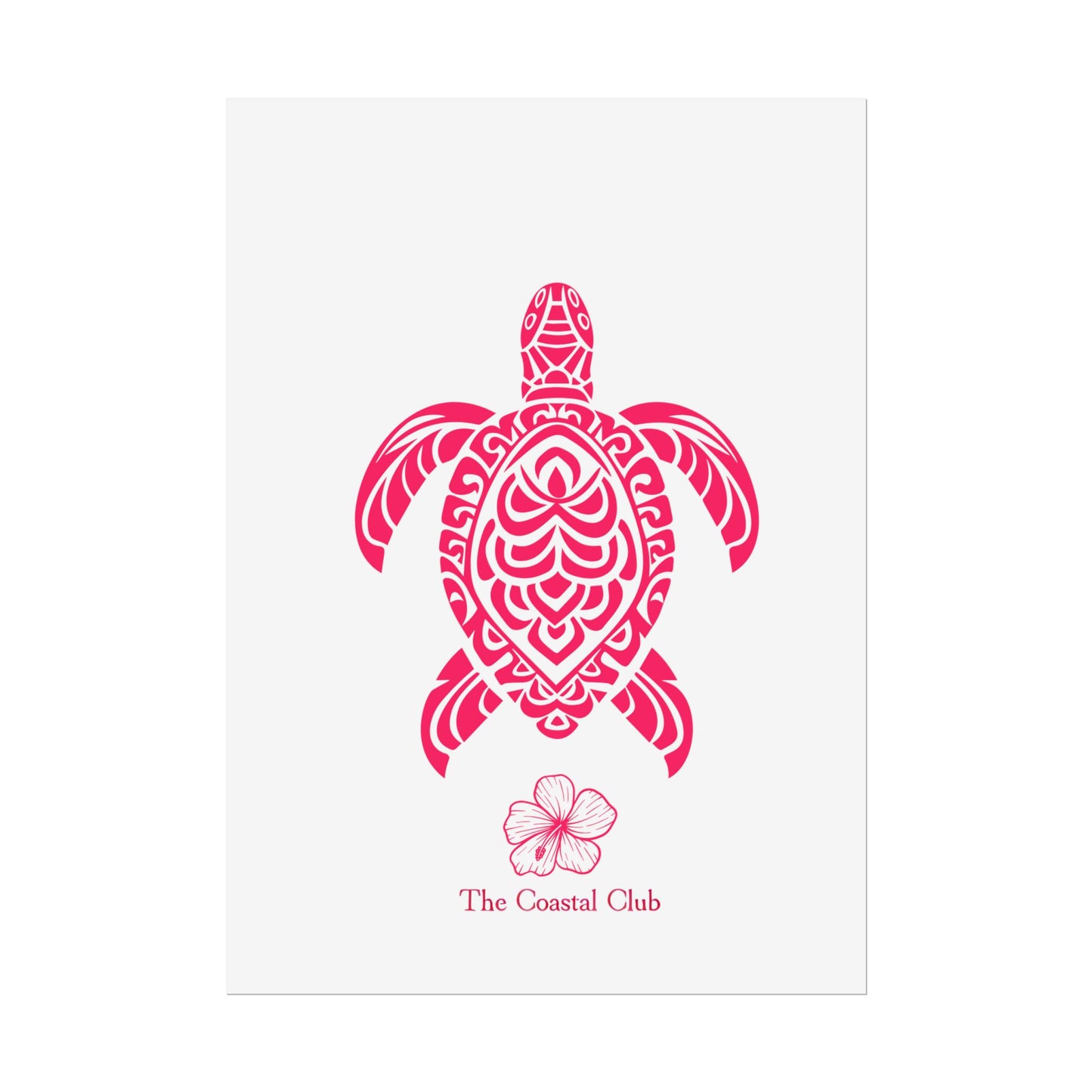 The Coastal Club Co - Turtle Rolled Posters