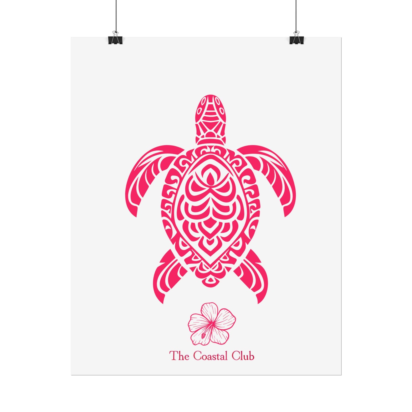 The Coastal Club Co - Turtle Rolled Posters