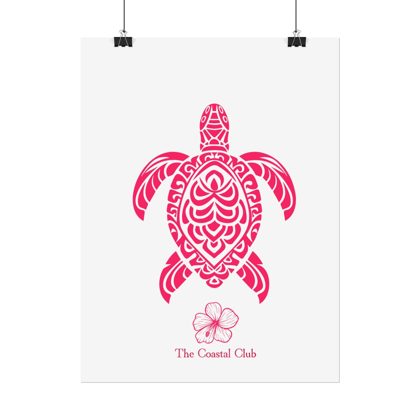 The Coastal Club Co - Turtle Rolled Posters