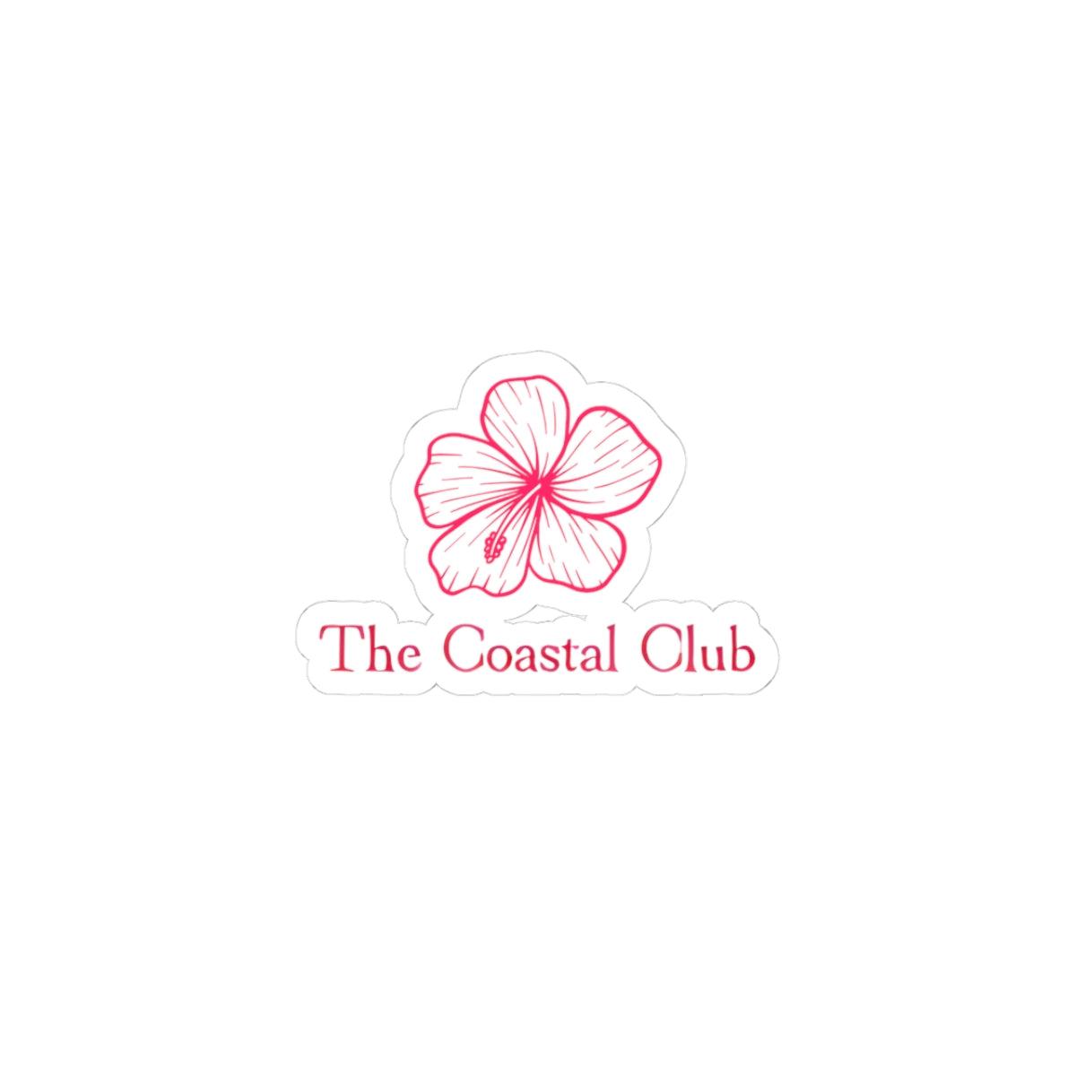 The Coastal Club Co Stickers