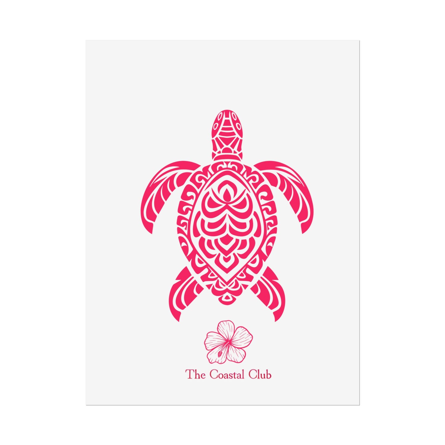 The Coastal Club Co - Turtle Rolled Posters