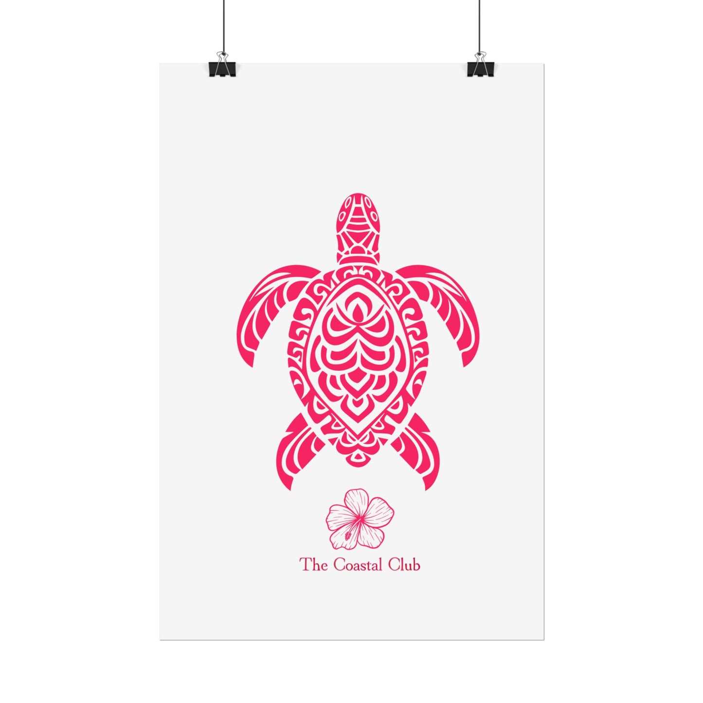 The Coastal Club Co - Turtle Rolled Posters