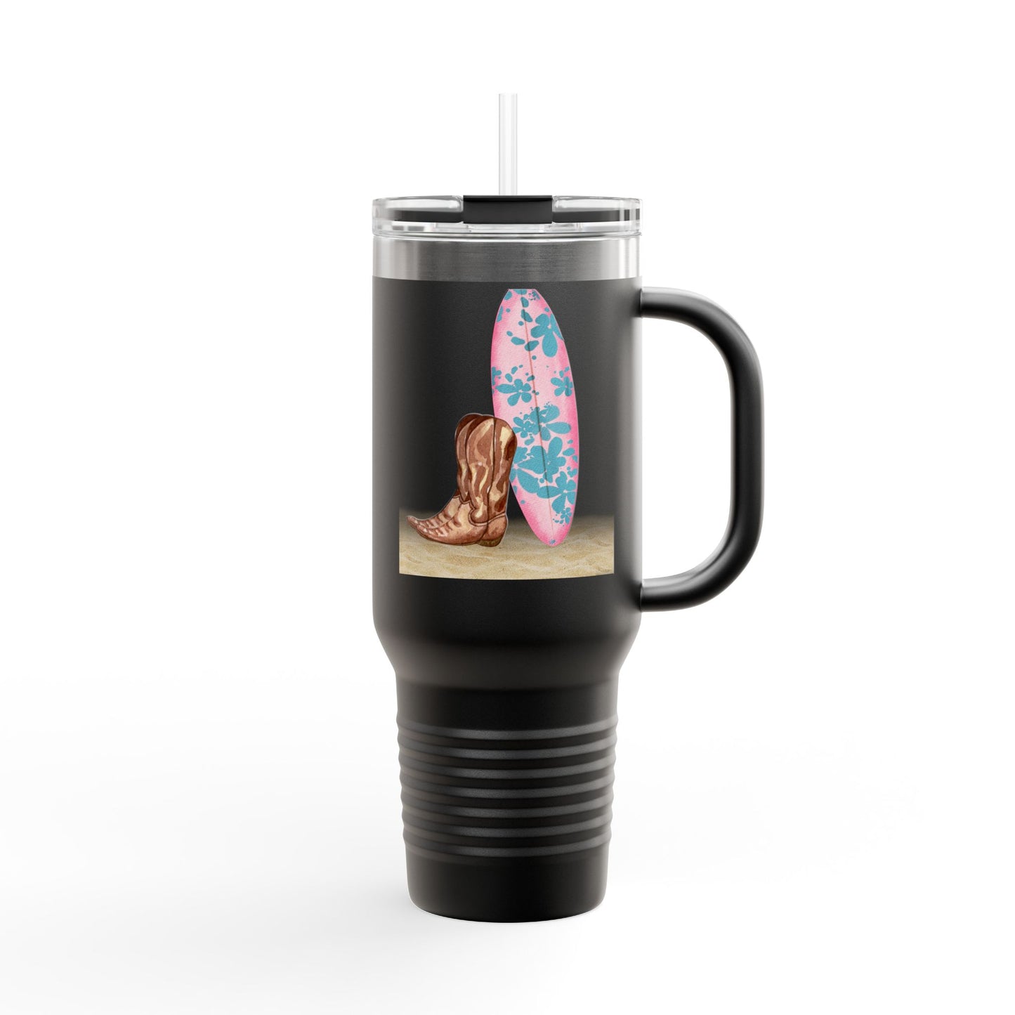 The Coastal Club Co - Beach Vibes Insulated Travel Mug