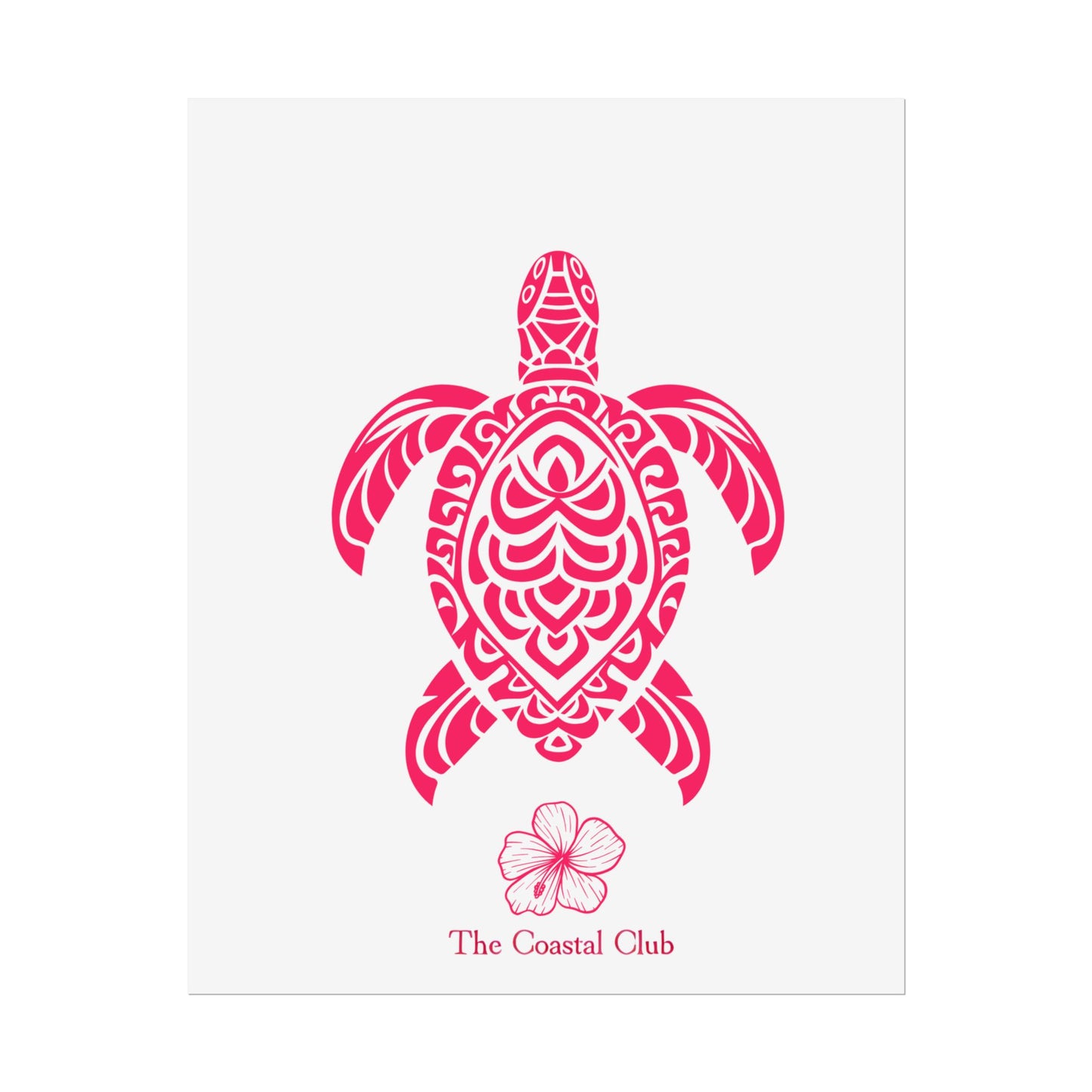 The Coastal Club Co - Turtle Rolled Posters