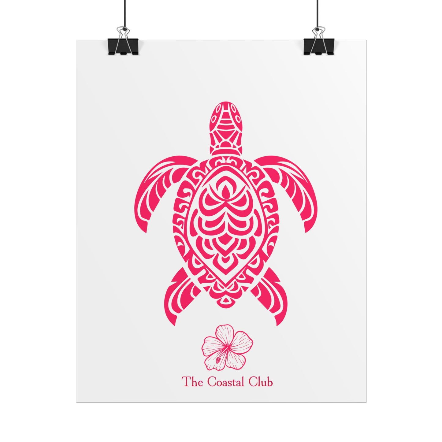 The Coastal Club Co - Turtle Rolled Posters