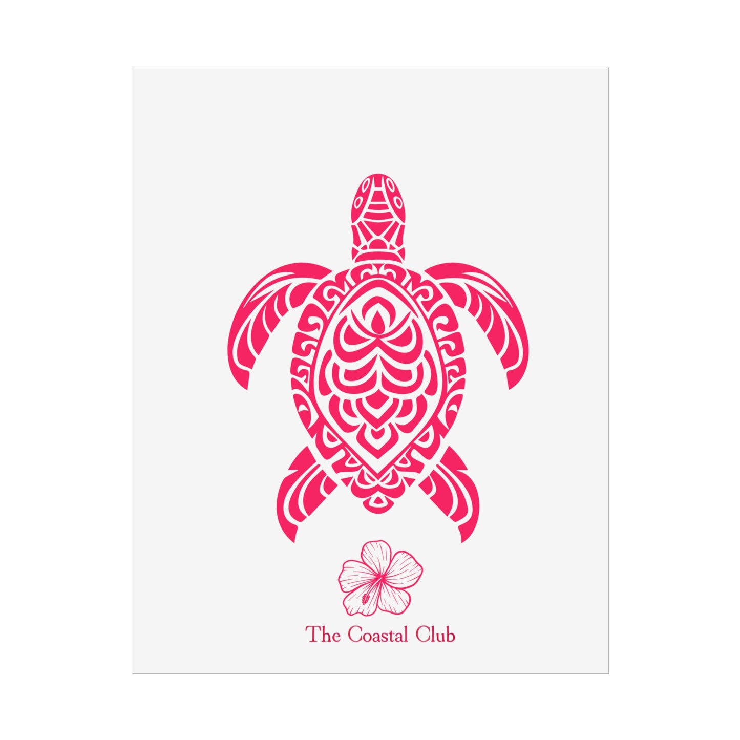 The Coastal Club Co - Turtle Rolled Posters