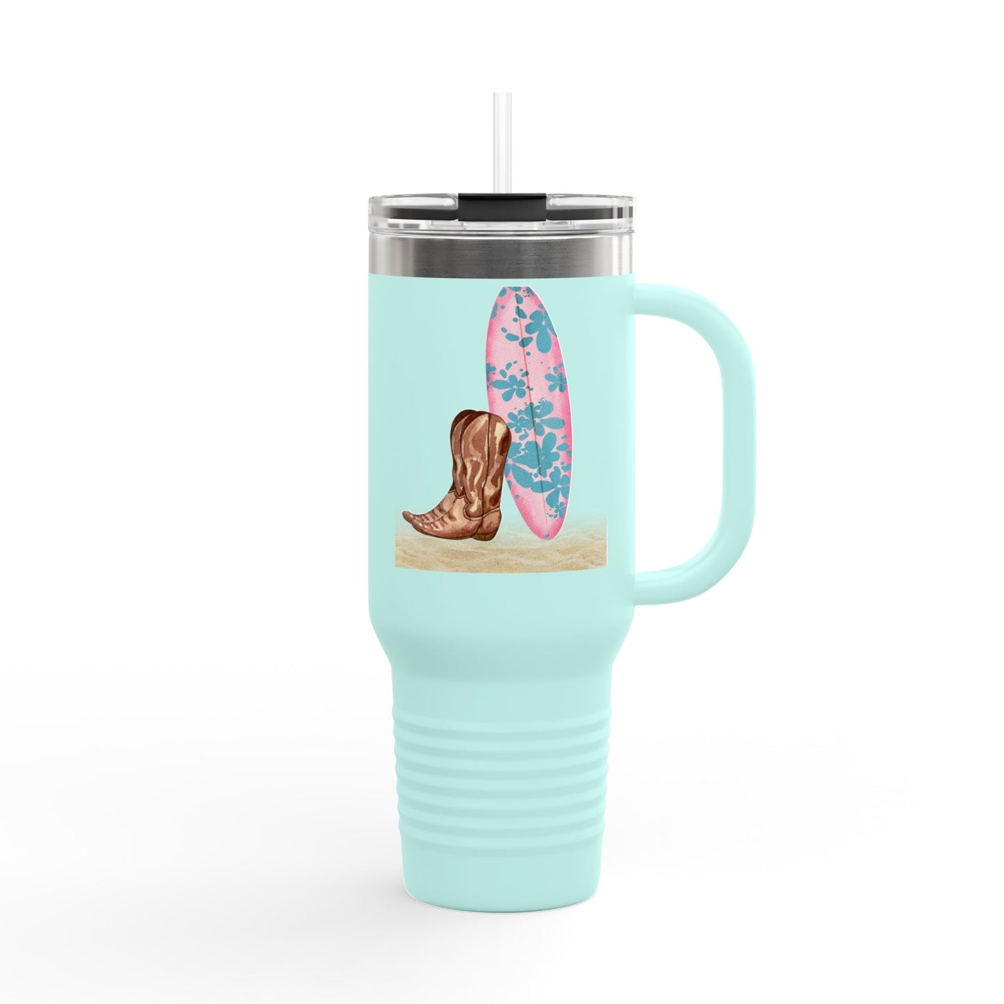 The Coastal Club Co - Beach Vibes Insulated Travel Mug