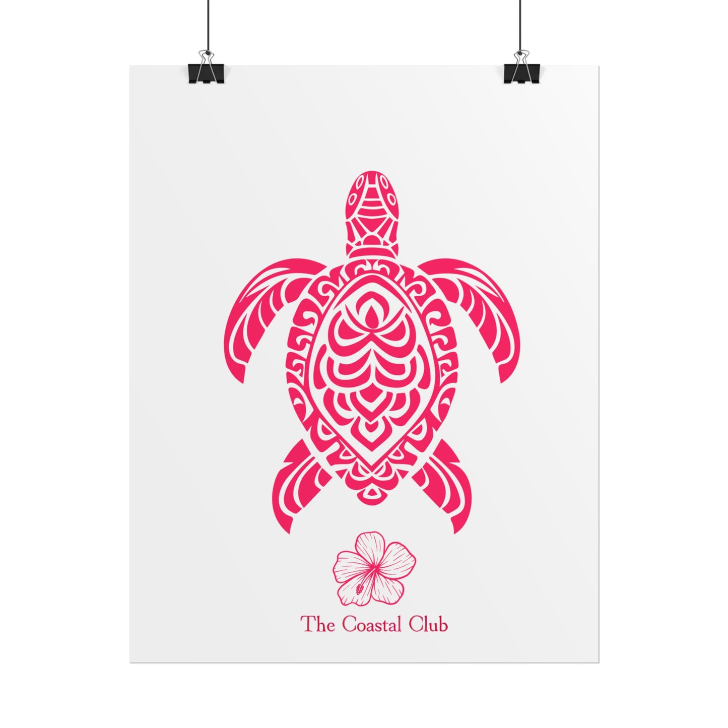 The Coastal Club Co - Turtle Rolled Posters